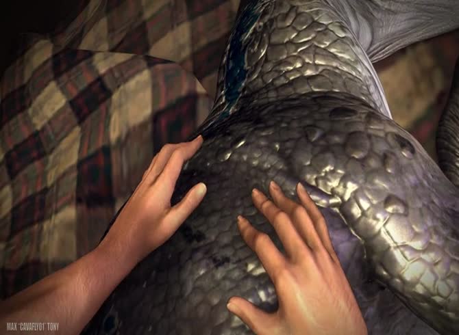 Video :Sleeping dinosaur got fucked by a hard dick in bestiality porn